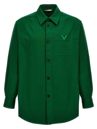 Canvas Shirt Jacket - Valentino Garavani - Modalova