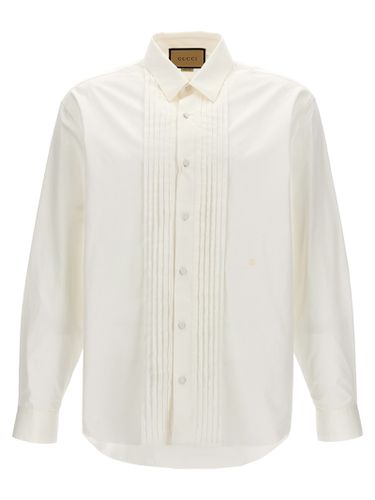 Gucci Pleated Plastron Shirt - Gucci - Modalova