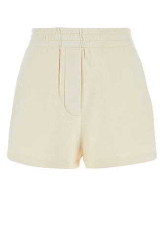 Prada Cream Cotton Shorts - Prada - Modalova