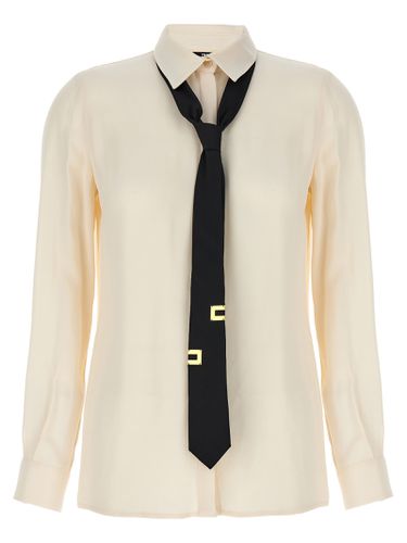 Shirt With Tie - Elisabetta Franchi - Modalova