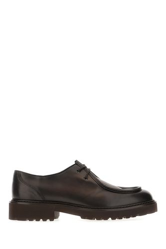 Dark Brown Leather Lace-up Shoes - Doucal's - Modalova