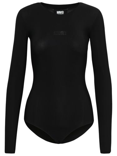 Black Polyamide Bodysuit - MM6 Maison Margiela - Modalova