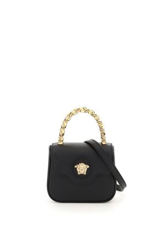 Versace Leather la Medusa Mini Bag - Versace - Modalova