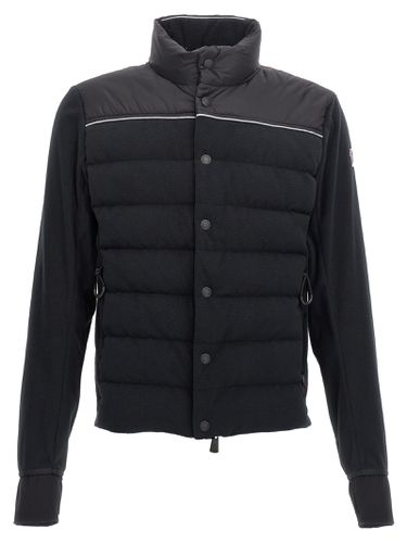 Two-material Cardigan - Moncler Grenoble - Modalova