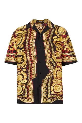 Versace Printed Silk Shirt - Versace - Modalova