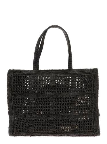 Tote Bag With Jacquard Logo In Crochet Woman - Tory Burch - Modalova