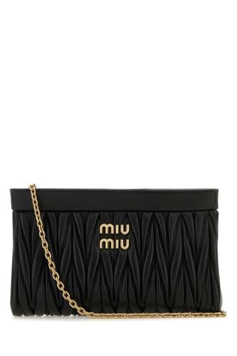 Miu Miu Black Leather Crossbody Bag - Miu Miu - Modalova