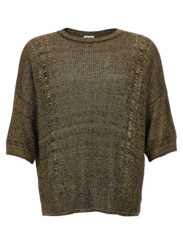 Saint Laurent Gold Thread Sweater - Saint Laurent - Modalova