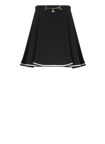 Crepe Ful Mini Skirt - Elisabetta Franchi - Modalova