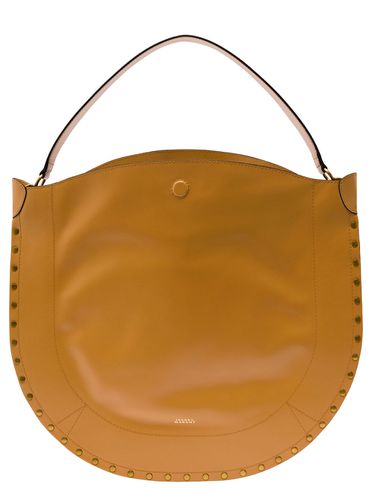 Oskan Hobo Shoulder Bag With Studs Trim In Leather Woman - Isabel Marant - Modalova