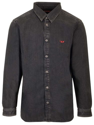 Diesel Black Denim Shirt - Diesel - Modalova