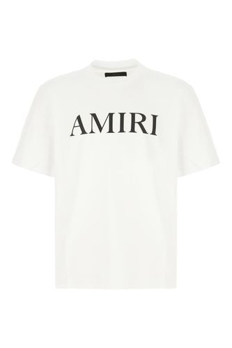 AMIRI White Cotton T-shirt - AMIRI - Modalova