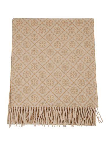 Tory Burch T Monogram Oblong Scarf - Tory Burch - Modalova