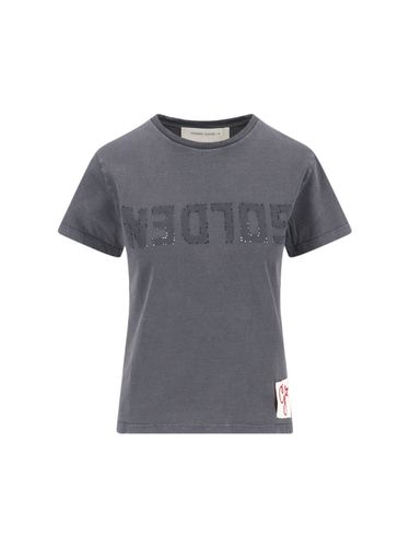 Logo Printed Crewneck T-shirt - Golden Goose - Modalova