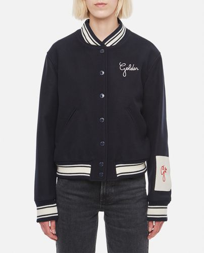 Wool Blend Bomber Jacket - Golden Goose - Modalova