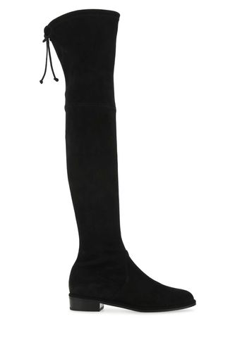 Black Suede Low Land Boots - Stuart Weitzman - Modalova