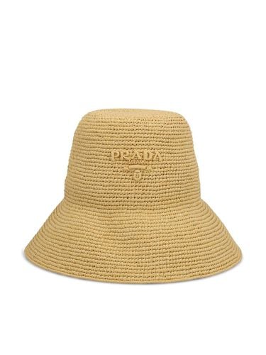 Prada Logo Embossed Bucket Hat - Prada - Modalova