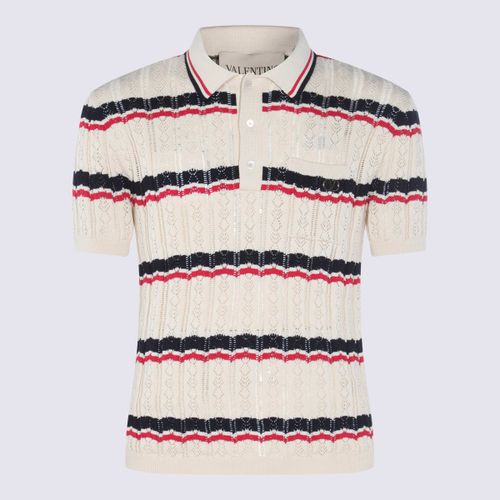 Multicolor Cotton Polo Shirt - Valentino - Modalova