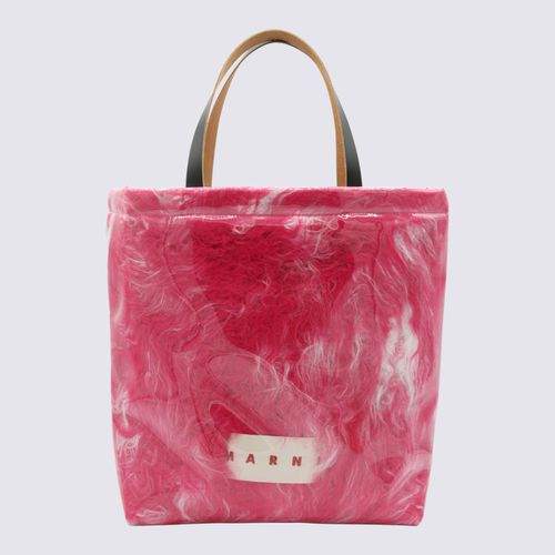 Marni Hot Pink Faux Fur Tote Bag - Marni - Modalova