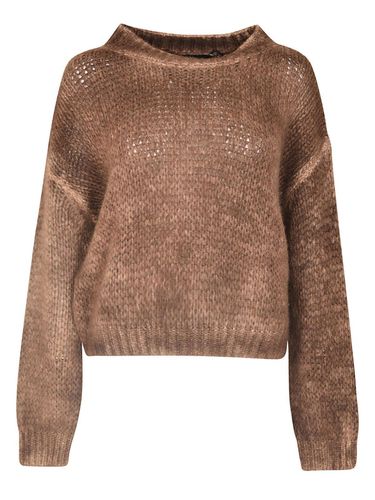 Spray Loose Fit Knitted Jumper - Roberto Collina - Modalova