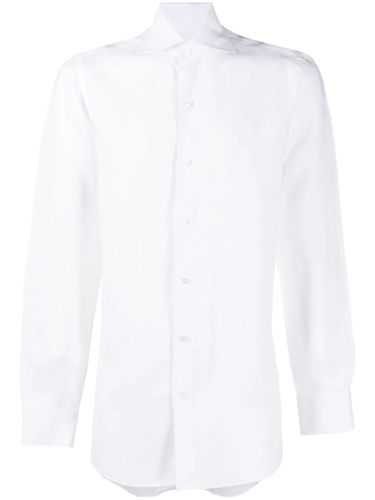 Finamore White Linen Shirt - Finamore - Modalova