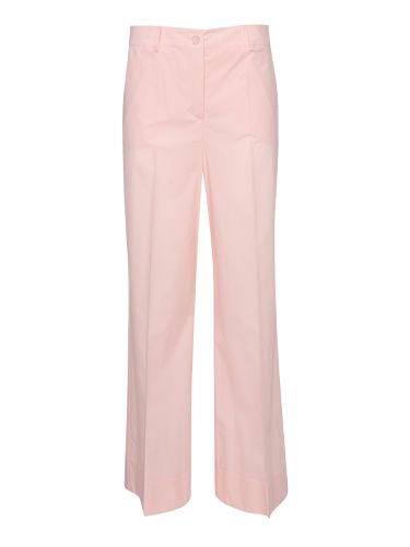 Parosh Pink Cotton Trousers - Parosh - Modalova
