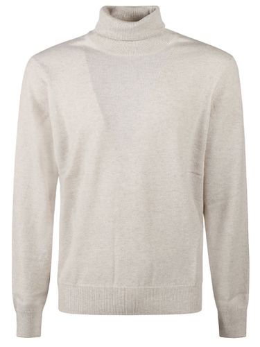 Rib Trim Plain Jumper - Brunello Cucinelli - Modalova