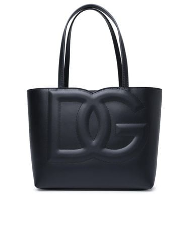 Dg Small Calf Leather Shopping Bag - Dolce & Gabbana - Modalova