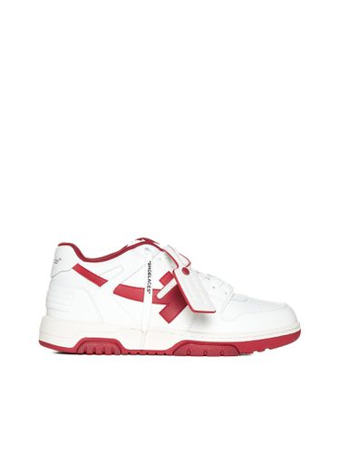 Out Of Office White Leather Sneakers - Off-White - Modalova