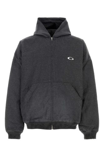 Charcoal Denim Sweatshirt - Balenciaga - Modalova
