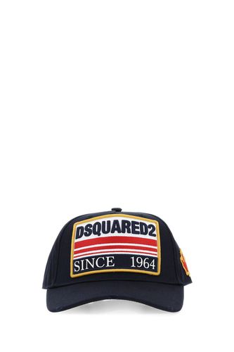 Navy Cotton Baseball Cap - Dsquared2 - Modalova