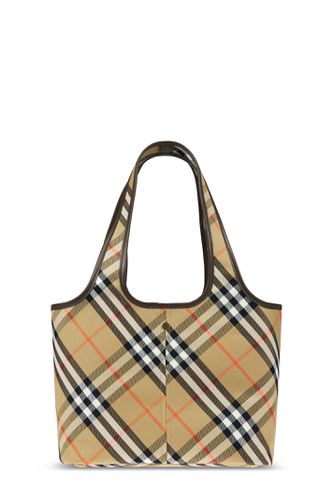 Burberry Check Print Small Tote - Burberry - Modalova