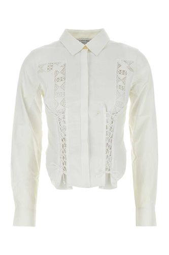 Marine Serre White Cotton Shirt - Marine Serre - Modalova