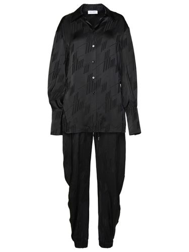 The Attico Black Viscose Jumpsuit - The Attico - Modalova