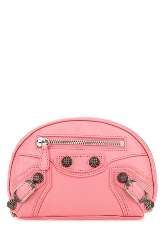 Pink Leather Le Cagole Xs Beauty Case - Balenciaga - Modalova