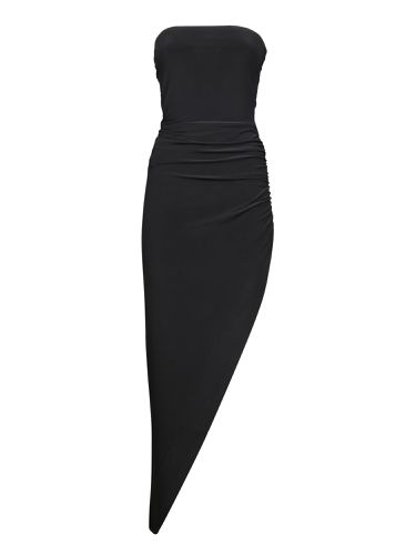 Long Side Drape Dress - Norma Kamali - Modalova