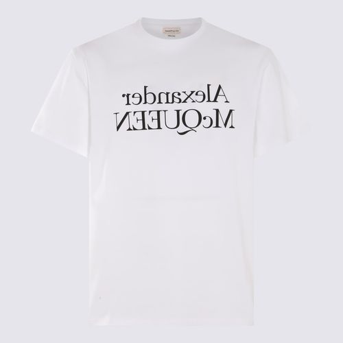 And Black Cotton T-shirt - Alexander McQueen - Modalova