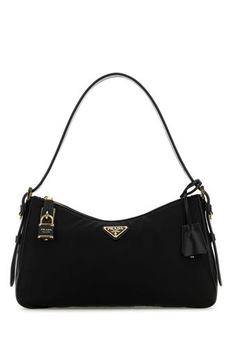 Black Nylon Large Aimãe Shoulder Bag - Prada - Modalova