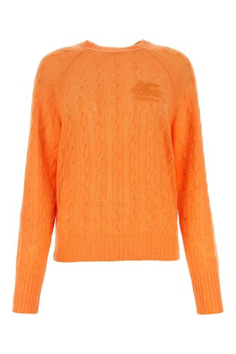 Etro Orange Cashmere Sweater - Etro - Modalova