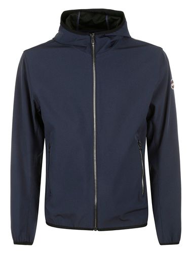 Logo Patch Hooded Zipped Jacket - Colmar - Modalova