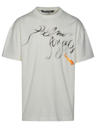 Foggy Pa Cotton T-shirt - Palm Angels - Modalova