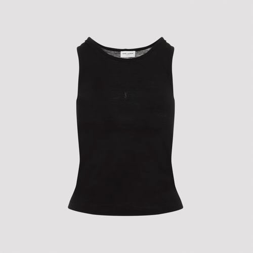 Fitted Classic Tank Top - Saint Laurent - Modalova