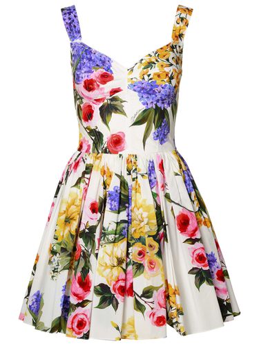 Multicolor Cotton Blend Dress - Dolce & Gabbana - Modalova