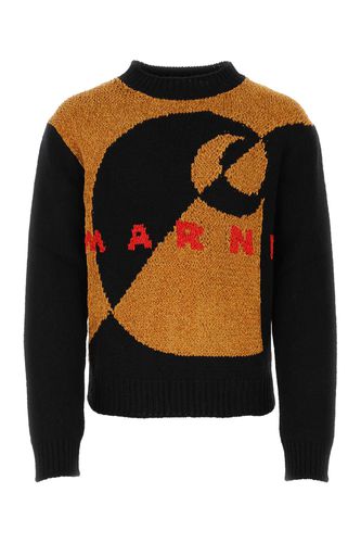 Marni Black Wool Blend Sweater - Marni - Modalova