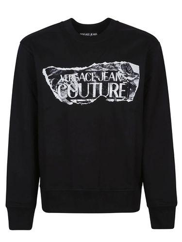 Magazine Logo Sweatshirt - Versace Jeans Couture - Modalova