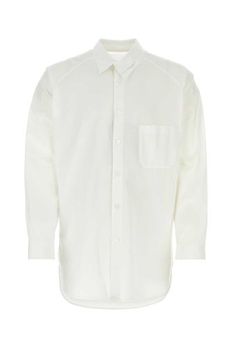 Yohji Yamamoto White Poplin Shirt - Yohji Yamamoto - Modalova