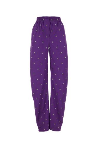 The Attico Embroidered Cotton Pant - The Attico - Modalova