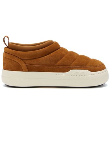 Cognac Suede Park Sneakers - Moon Boot - Modalova