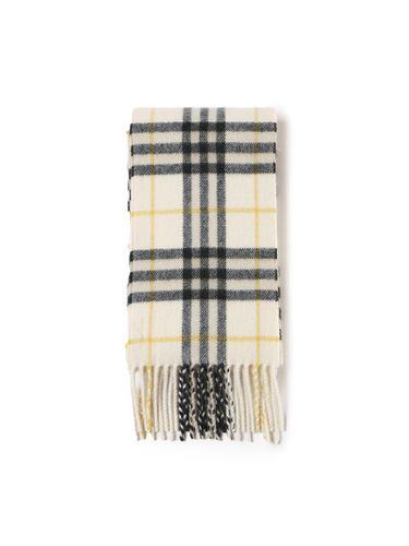 Burberry Checked Fringed Scarf - Burberry - Modalova