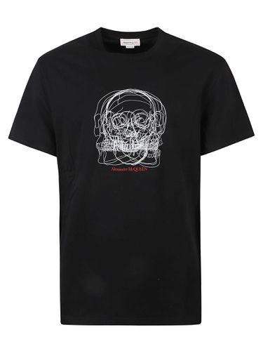 Skull Logo T-shirt - Alexander McQueen - Modalova